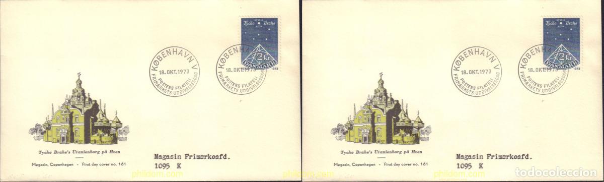 Sellos: 446451 MNH DINAMARCA 1973 4 CENTENARIO DE LA PUBLICACION DEL LIBRO &rdquo;DE NOVA STELLA&rdquo;
