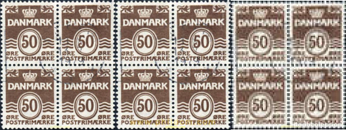 Sellos: 318088 USED DINAMARCA 1974 CIFRAS