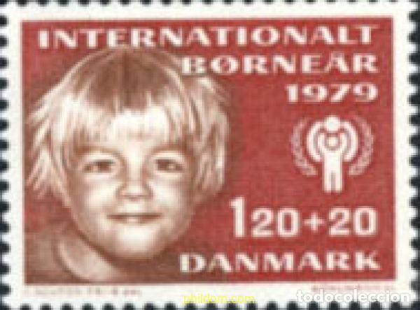 Sellos: 144009 MNH DINAMARCA 1979 A&Ntilde;O INTERNACIONAL DEL NI&Ntilde;O