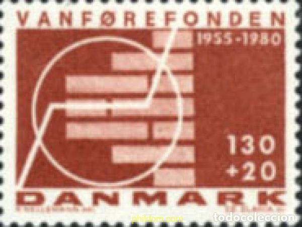 Francobolli: 144040 MNH DINAMARCA 1980 25 ANIVERSARIO DE LA FUNDACION NACIONAL PARA LOS INVALIDOS