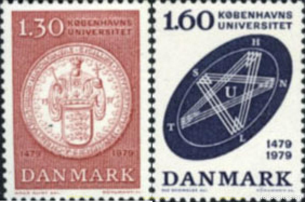 Francobolli: 144011 MNH DINAMARCA 1979 500 ANIVERSARIO DE LA FUNDACION DE LA UNIVERSIDAD DE COPENHAGUE