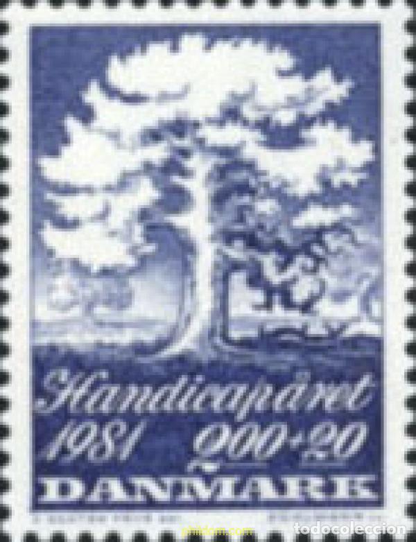 Selos: 144044 MNH DINAMARCA 1981 A&Ntilde;O INTERNACIONAL DE LAS PERSONAS DISCAPACITADAS