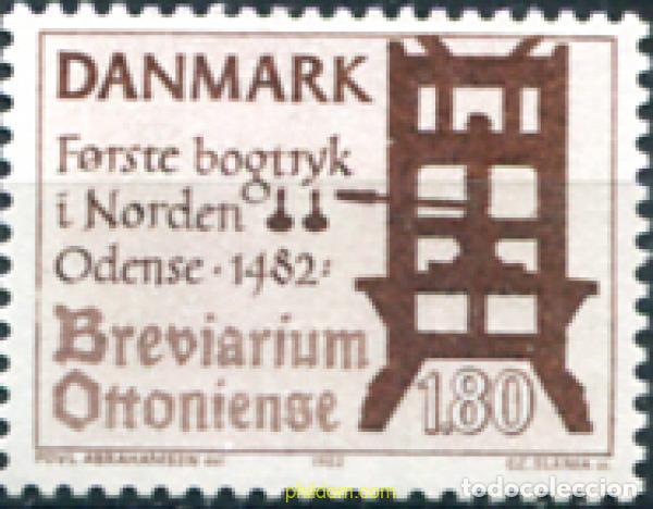 Timbres: 144168 MNH DINAMARCA 1982 500 ANIVERSARIO DE LA INTRODUCCION DEL ARTE DE LA IMPRESION EN DINAMARCA