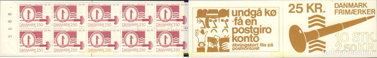 Sellos: 157948 MNH DINAMARCA 1983 50 ANIVERSARIO DEL PRIMER SELLO DANES
