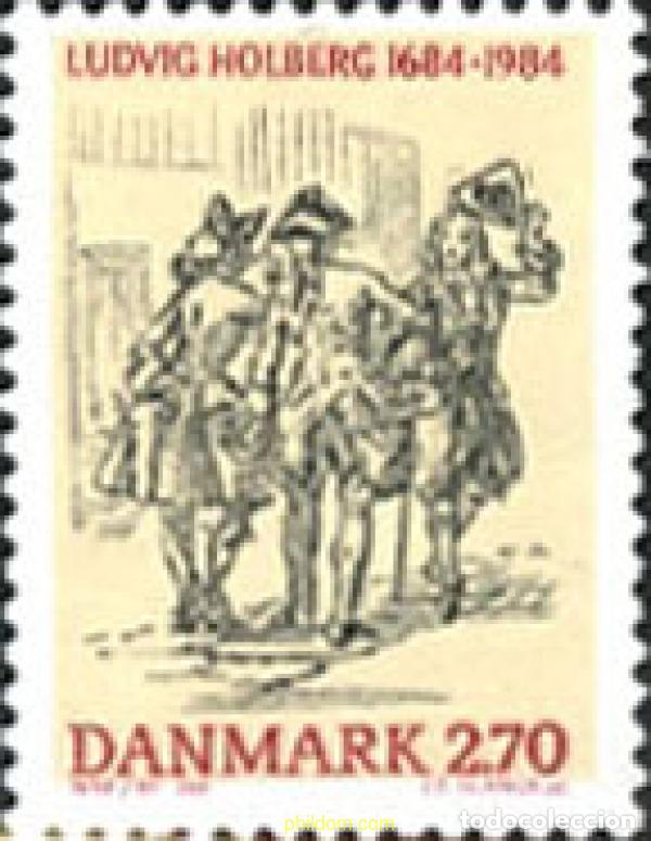 Sellos: 144301 MNH DINAMARCA 1984 300 ANIVERSARIO DEL NACIMIENTO DE LUDVIG HOLBERG (1684-1754)