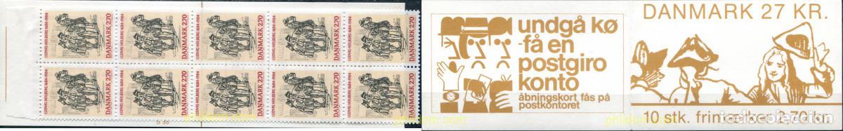 Sellos: 157955 MNH DINAMARCA 1984 300 ANIVERSARIO DEL NACIMIENTO DE LUDVIG HOLBERG (1684-1754)