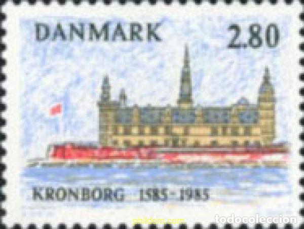 Sellos: 144310 MNH DINAMARCA 1985 400 ANIVERSARIO DEL CASTILLO KRONBORG EN ELSENEUR