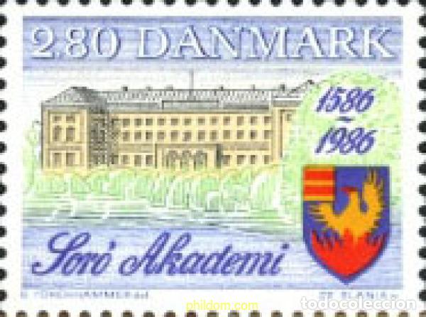 Sellos: 144319 MNH DINAMARCA 1986 400 ANIVERSARIO DE LA ACADEMIA DE SORO
