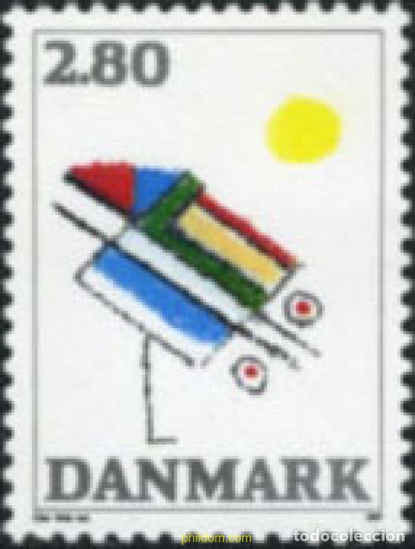 Sellos: 144373 MNH DINAMARCA 1987 ARTE MODERNO
