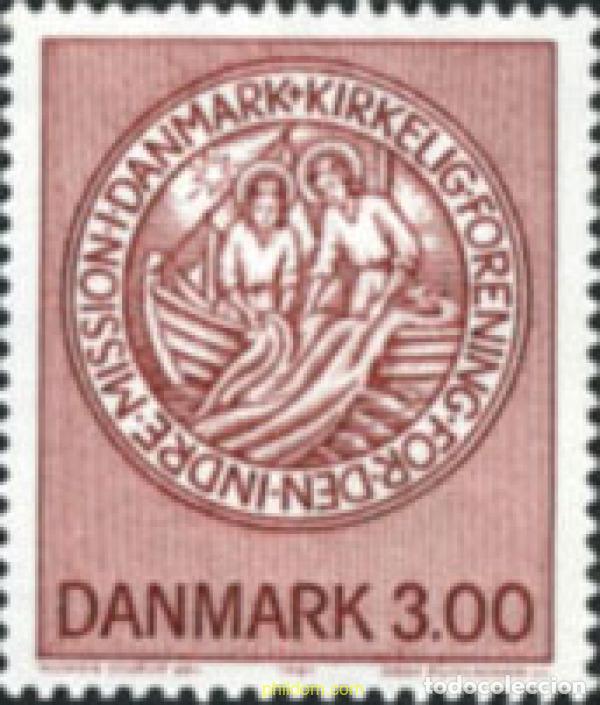 Sellos: 144397 MNH DINAMARCA 1987 125 ANIVERSARIO DE LA ASOCIACION CLERICAL PARA LA CASA DE LAS MISIONES