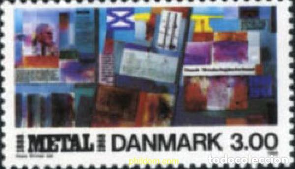 Sellos: 144422 MNH DINAMARCA 1988 CENTENARIO DE LA ASOCIACION METALURGICA DANESA