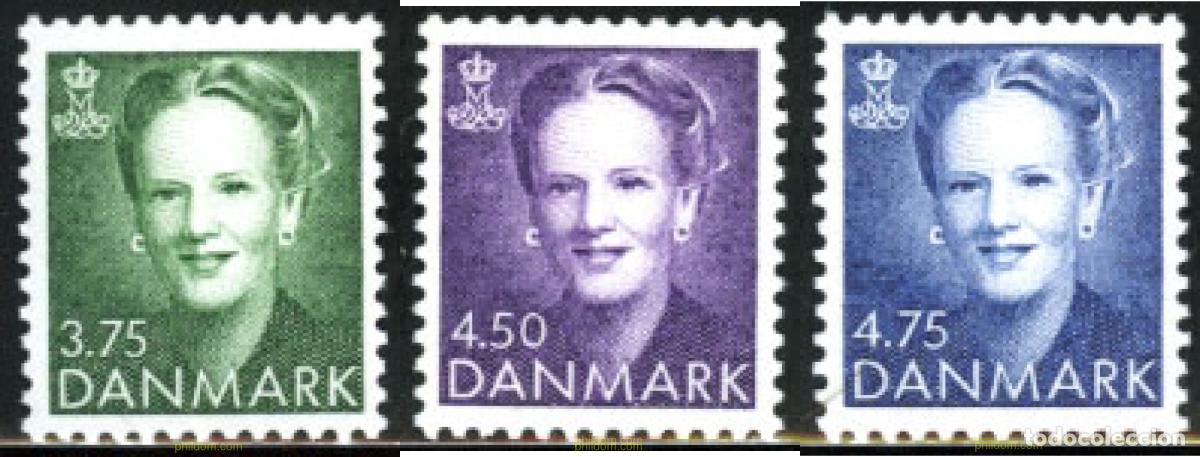 Sellos: 144448 MNH DINAMARCA 1991 REINA MARGRETHE II