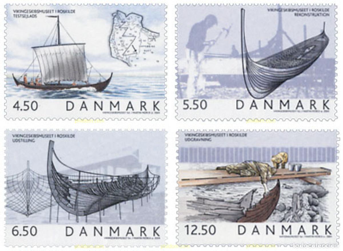 Sellos: 151687 MNH DINAMARCA 2004 MUSEO VIKINGO