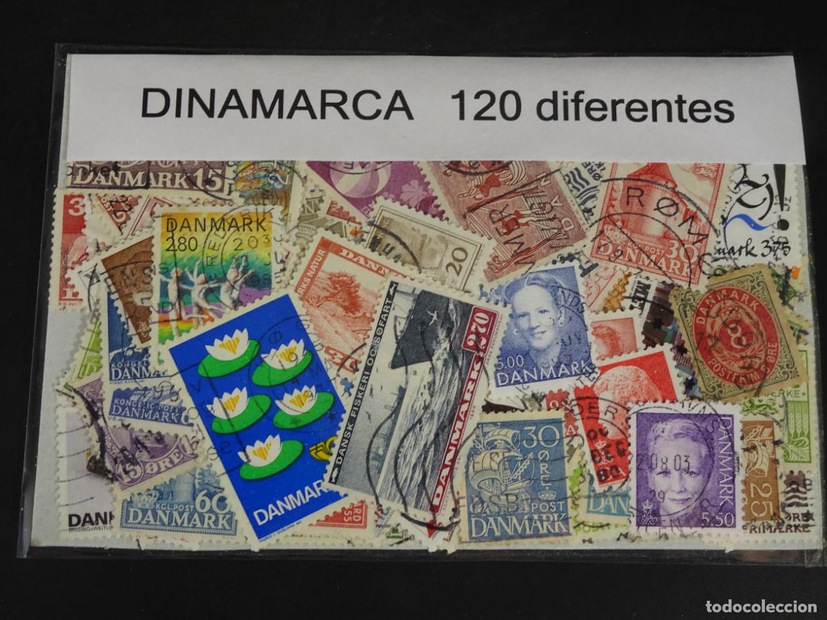 Francobolli: LOTE SELLOS DINAMARCA ,120 DIFERENTES ,USADOS, VER FOTOS