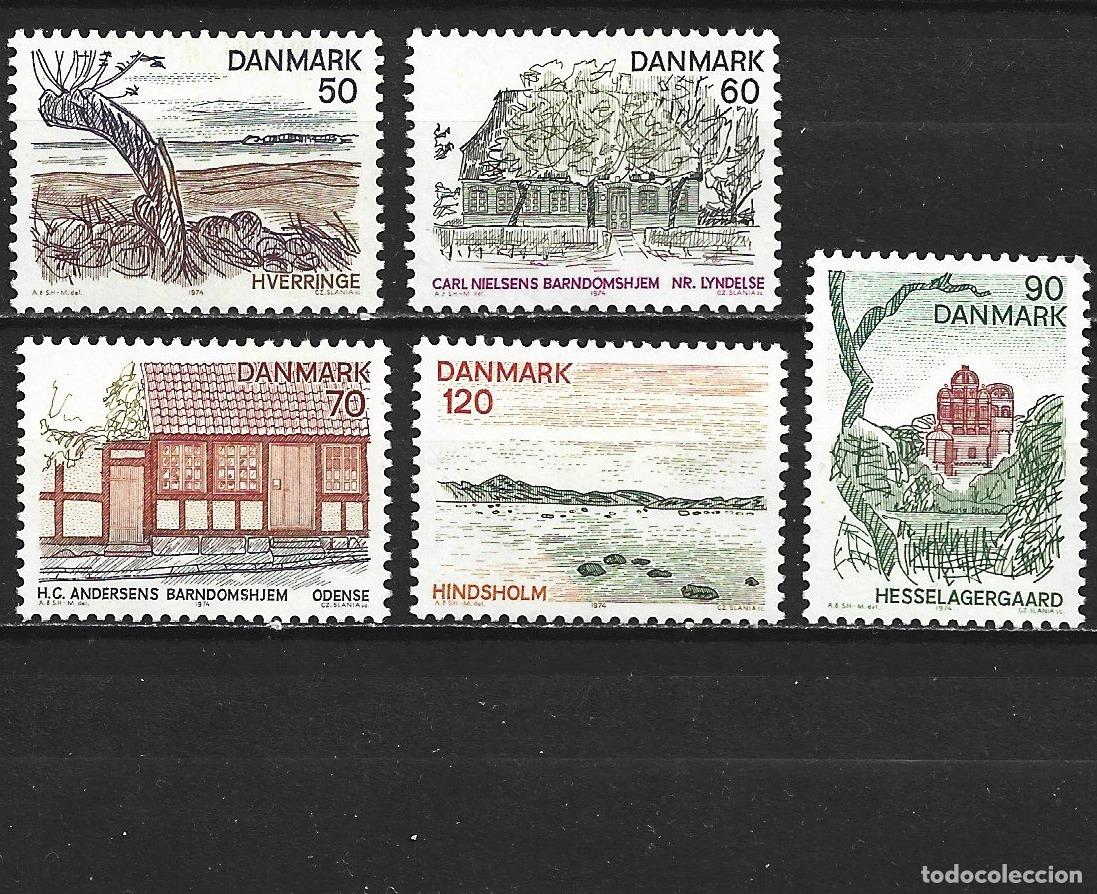 Sellos: DINAMARCA YVERT NUM. 574/578 ** SERIE COMPLETA SIN FIJASELLOS