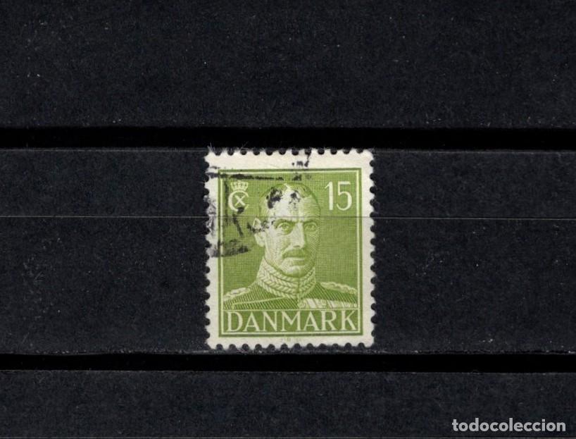 Sellos: Sello usado. Serie b&aacute;sica rey Cristian X. Sello de 15 ore. 1945. Yvert 283.