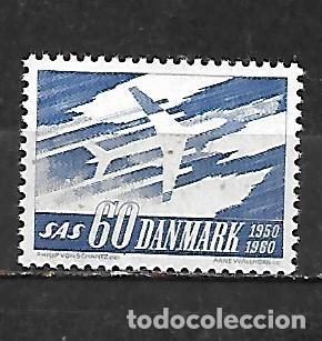 Sellos: 1961: X Aniversario de la Compa&ntilde;&iacute;a A&eacute;rea &rdquo;Scandinavian Airlines&rdquo;. (MNH**)
