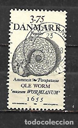 Sellos: 1998: F&oacute;siles - Amonita. Ole Worm. 1655 (usado)