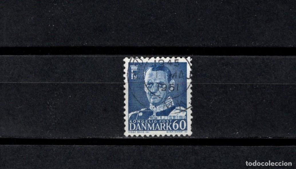 Sellos: Sello usado. Serie b&aacute;sica Federico IX. Sello de 60 Ore. 1952. Yvert 331A.