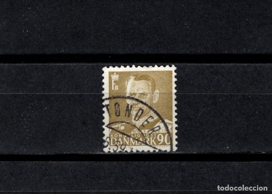 Sellos: Sello usado. Serie b&aacute;sica Federico IX. Sello de 90 Ore. 1952. Yvert 340.