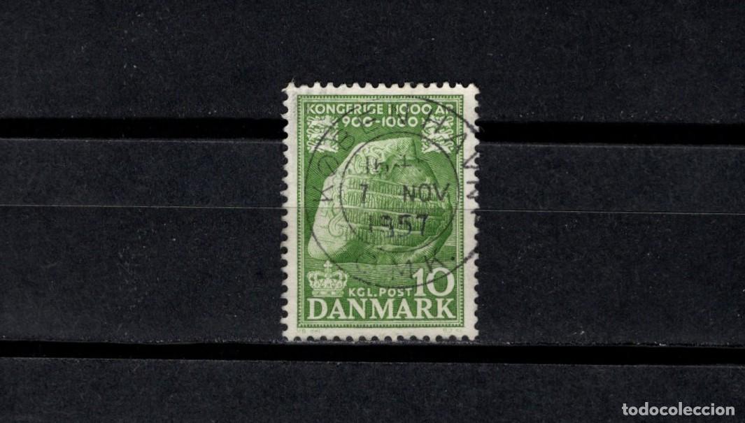 Sellos: Sello usado. &rdquo;1000 a&ntilde;os del Reino de Dinamarca&rdquo;. 1953. Yvert 341.
