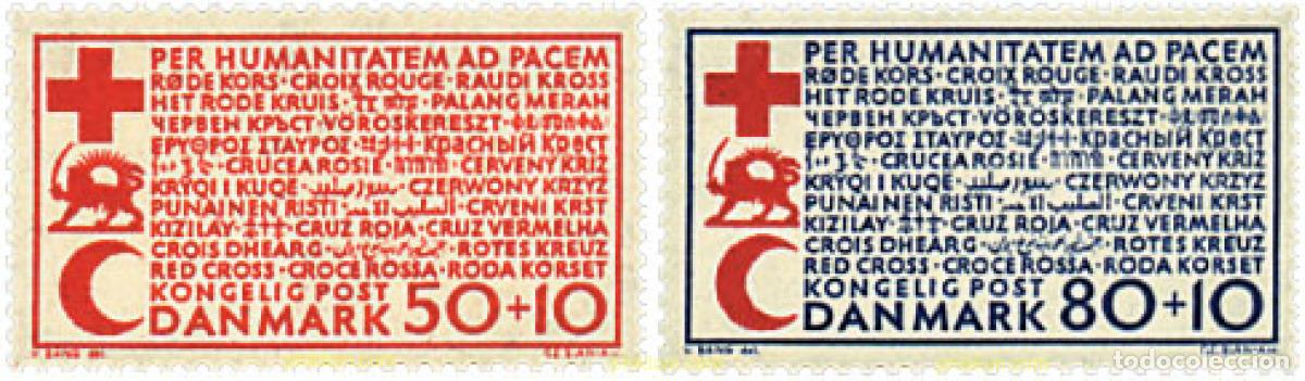 Sellos: 95968 MNH DINAMARCA 1966 PRO CRUZ ROJA
