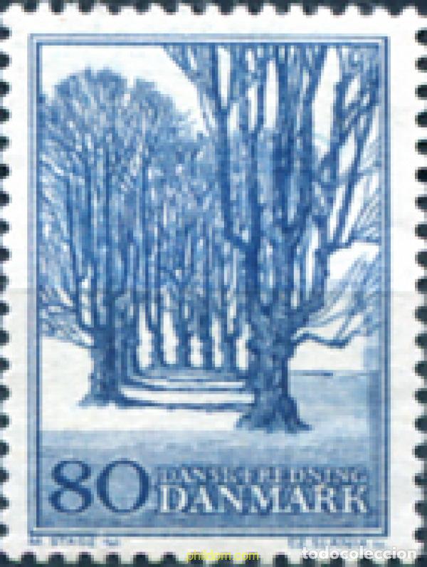 Sellos: 143757 MNH DINAMARCA 1966 SALVAGUARDA DE LOS MONUMENTOS Y DE LOS SITIOS NATURALES