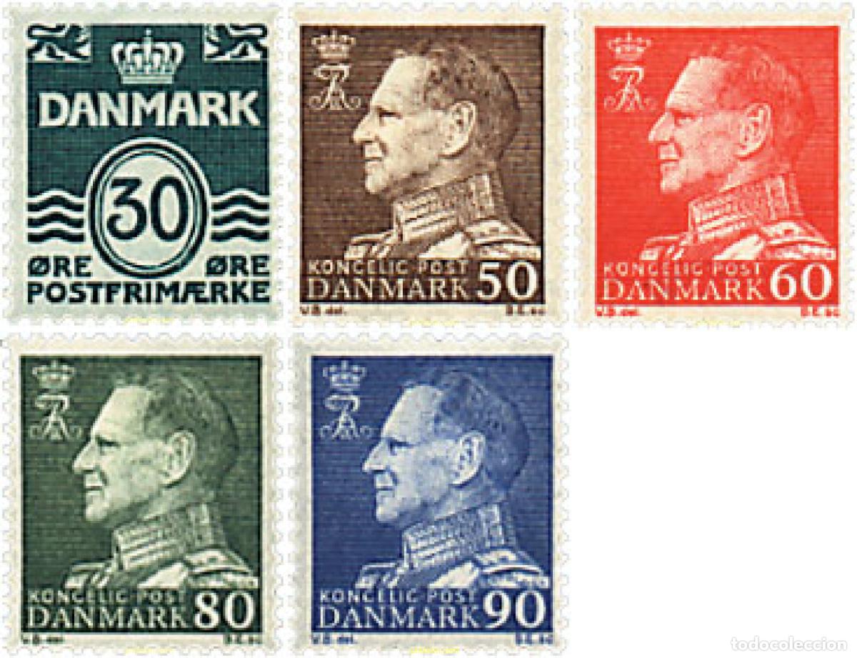 Sellos: 95977 MNH DINAMARCA 1967 CIFRAS Y REY FREDERIK IX