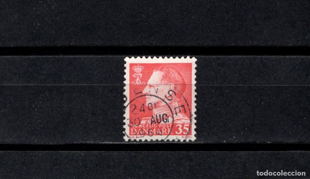 Sellos: Sello usado. Serie b&aacute;sica Federico IX. Sello de 35 Ore. 1963. Yvert 421.