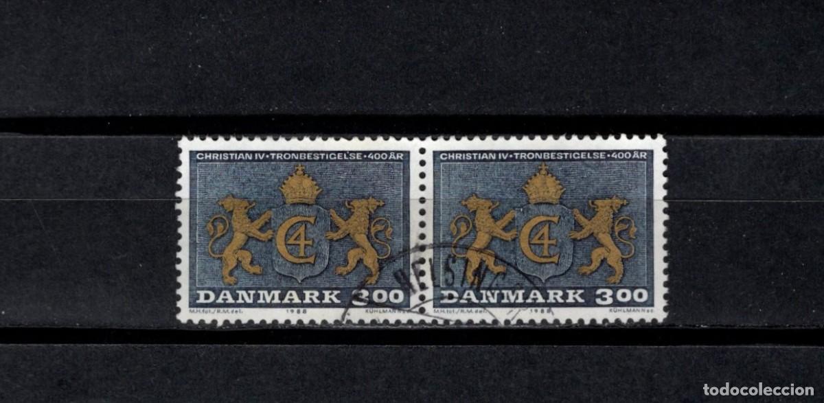 Sellos: Sello usado. IV Centenario Coronacion de Cristian IV. 1988. Yvert 914.