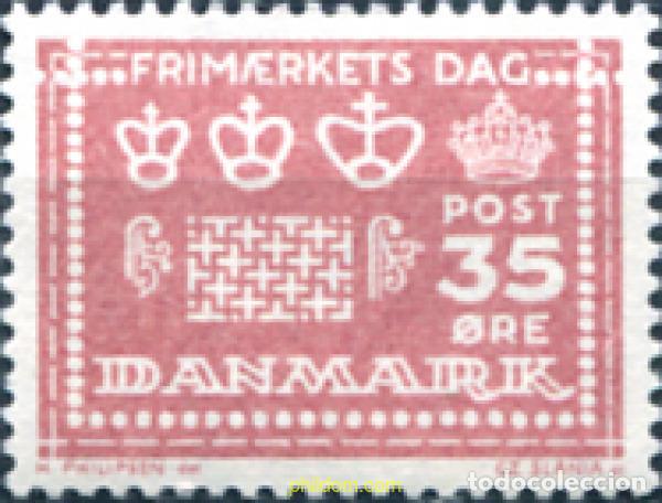 Sellos: 143717 MNH DINAMARCA 1964 25 ANIVERSARIO DE LOS SERVICIOS POSTALES