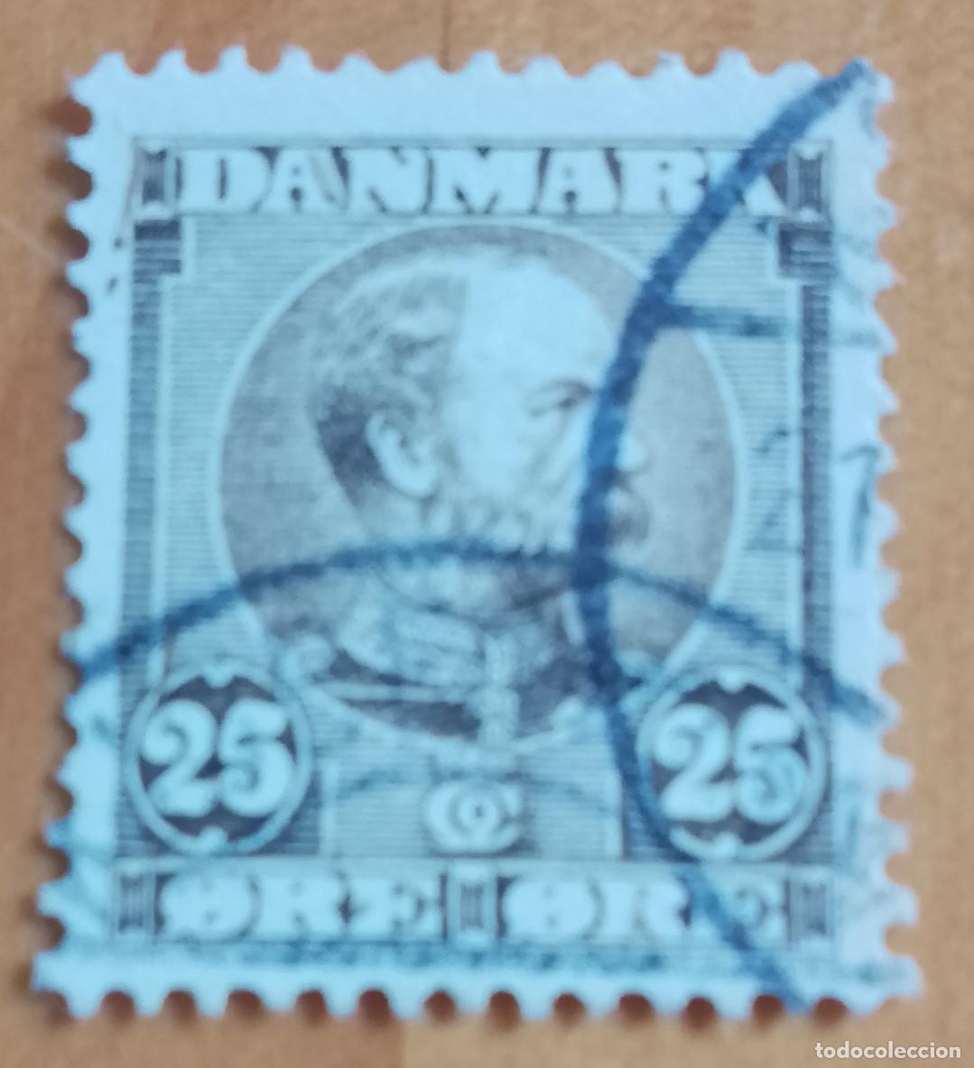 Sellos: 25 ORE - REY CHRISTIAN IX, A&Ntilde;O 1904