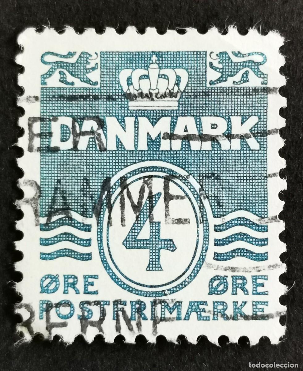 Sellos: Sello Dinamarca 1905, Figura tipo &ldquo;Onda&rdquo;, wmk 1Z, perforaci&oacute;n 12&frac34;, 4 &oslash;re. Michel: DK 45A