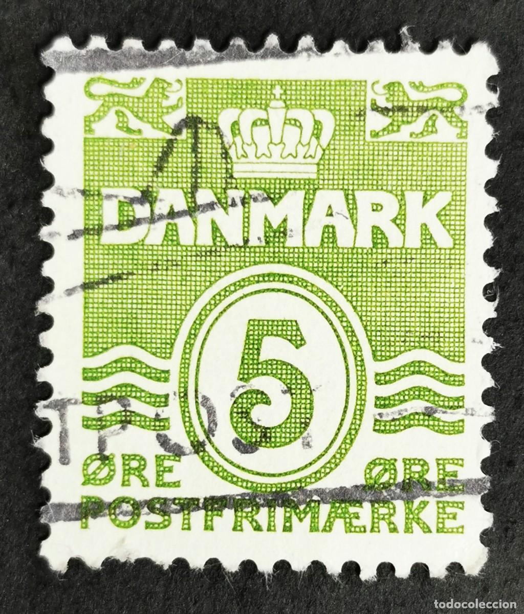 Sellos: Sello Dinamarca 1930, Figura tipo &ldquo;Onda&rdquo;, wmk 2, perforaci&oacute;n 14 x 14&frac12;, 5 &oslash;re. Michel: DK 182