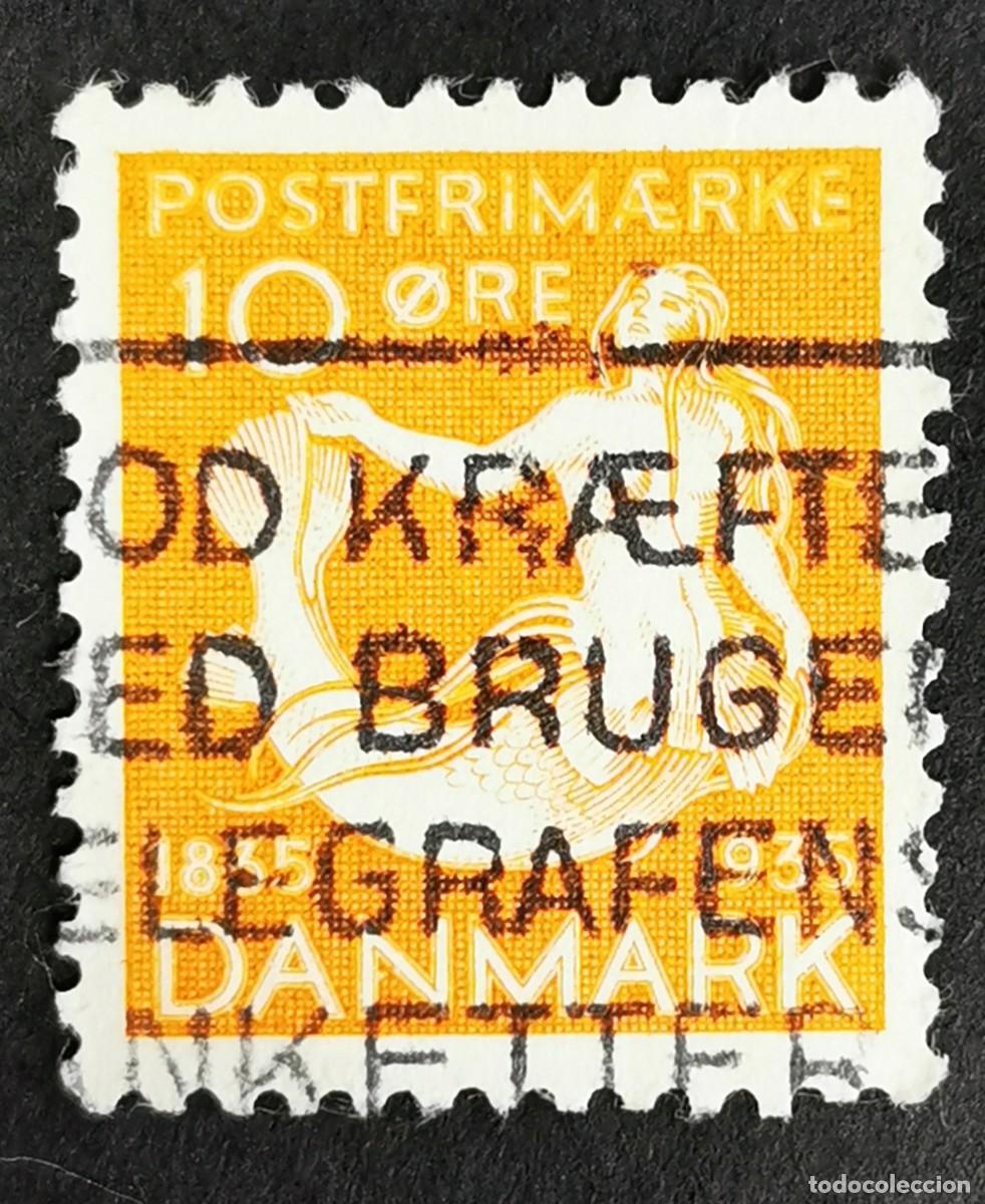 Sellos: Sello Dinamarca 1935, Los cuentos de hadas de Hans Andersen, 10 &oslash;re. Michel: DK 224