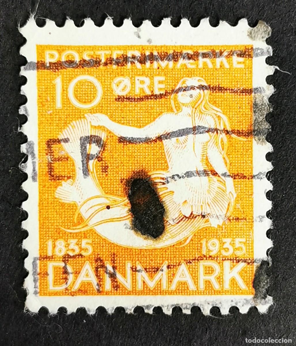 Sellos: Sello Dinamarca 1935, Los cuentos de hadas de Hans Andersen, 10 &oslash;re. Michel: DK 224