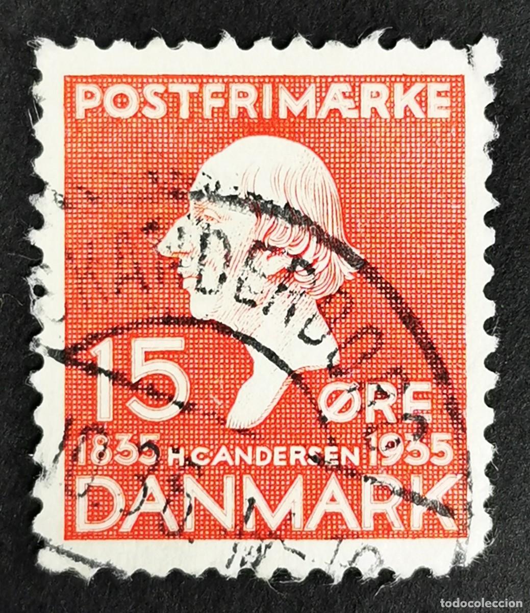Sellos: Sello Dinamarca 1935, Los cuentos de hadas de Hans Andersen, 15 &oslash;re. Michel: DK 225