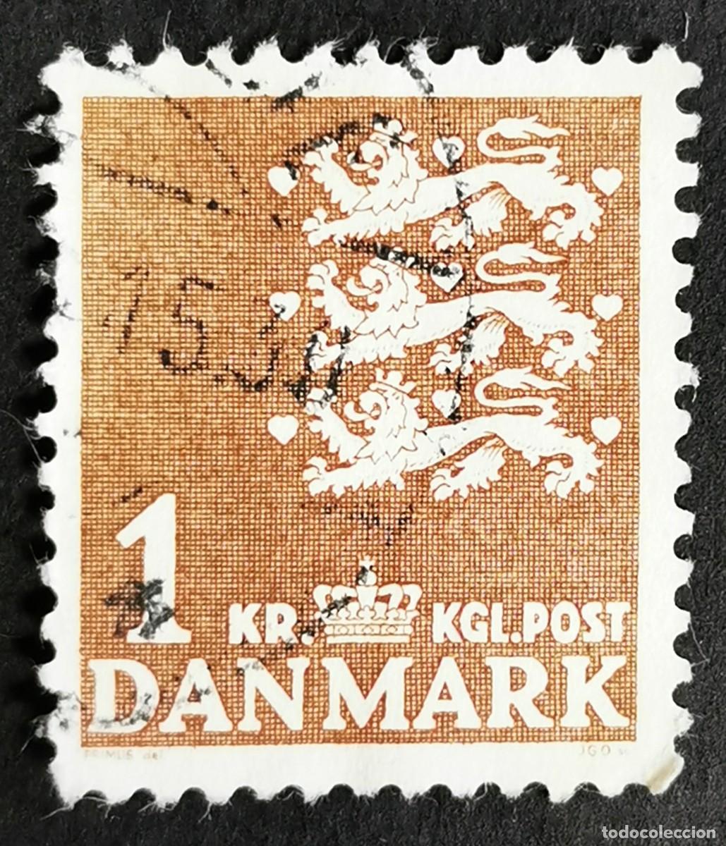 Sellos: Sello Dinamarca 1946, Escudo de armas, 1 dkr. Michel: DK 289x