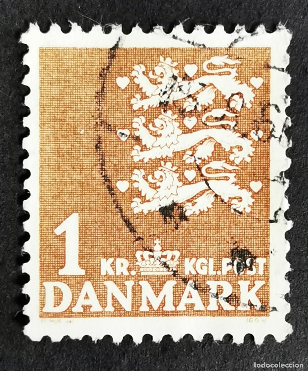 Sellos: Sello Dinamarca 1946, Escudo de armas, 1 dkr. Michel: DK 289x