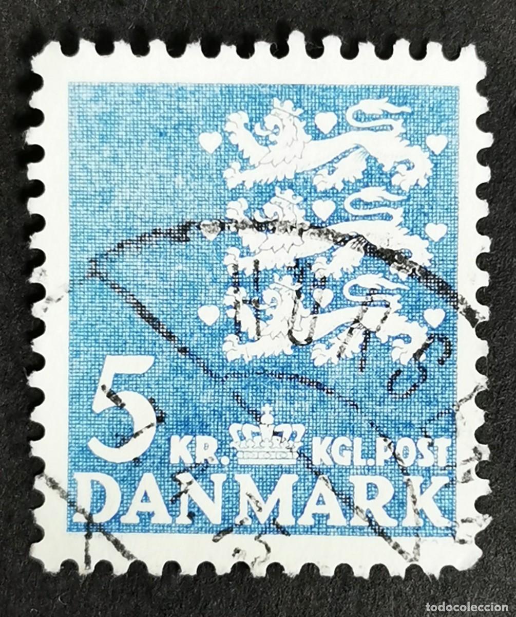 Sellos: Sello Dinamarca 1946, Escudo de armas, 5 dkr. Michel: DK 291x