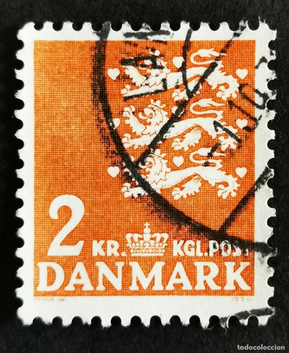 Sellos: Sello Dinamarca 1947, Escudo de armas, 2 dkr. Michel: DK 290x