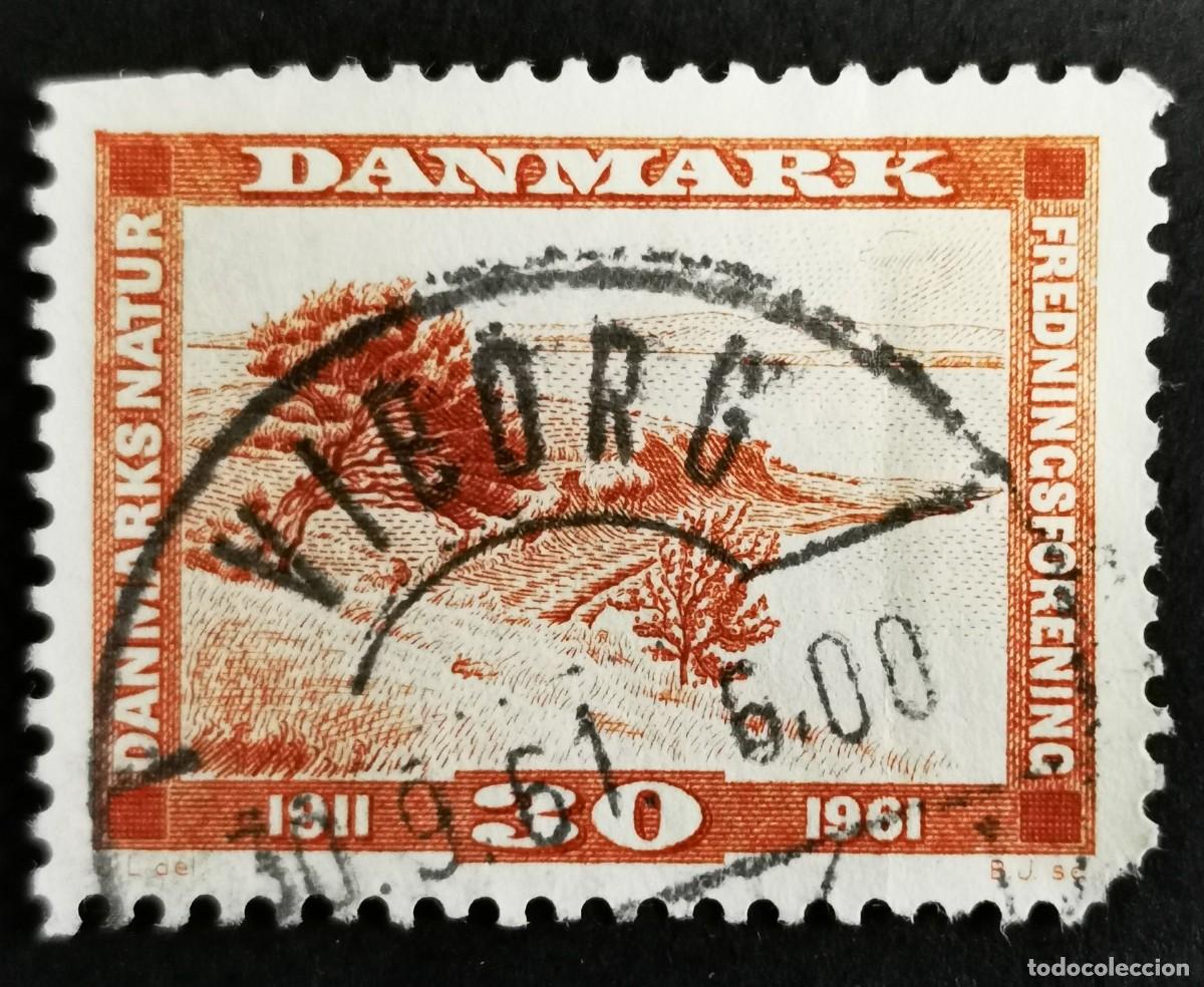 Sellos: Sello Dinamarca 1961, Escena costera, 30 &oslash;re. Michel: DK 389