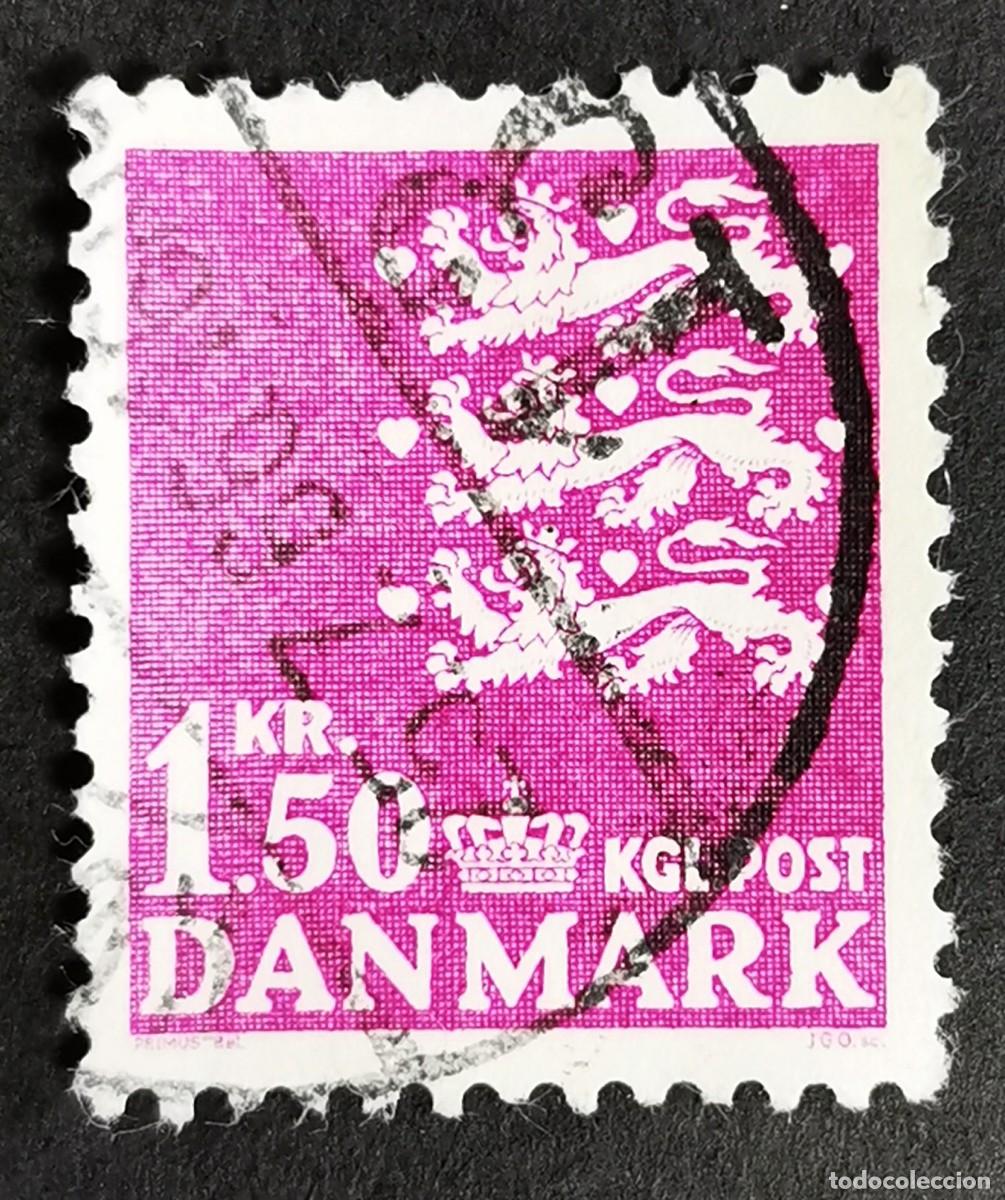 Sellos: Sello Dinamarca 1962, Escudo de armas, 1,50 dkr. Michel: DK 402x