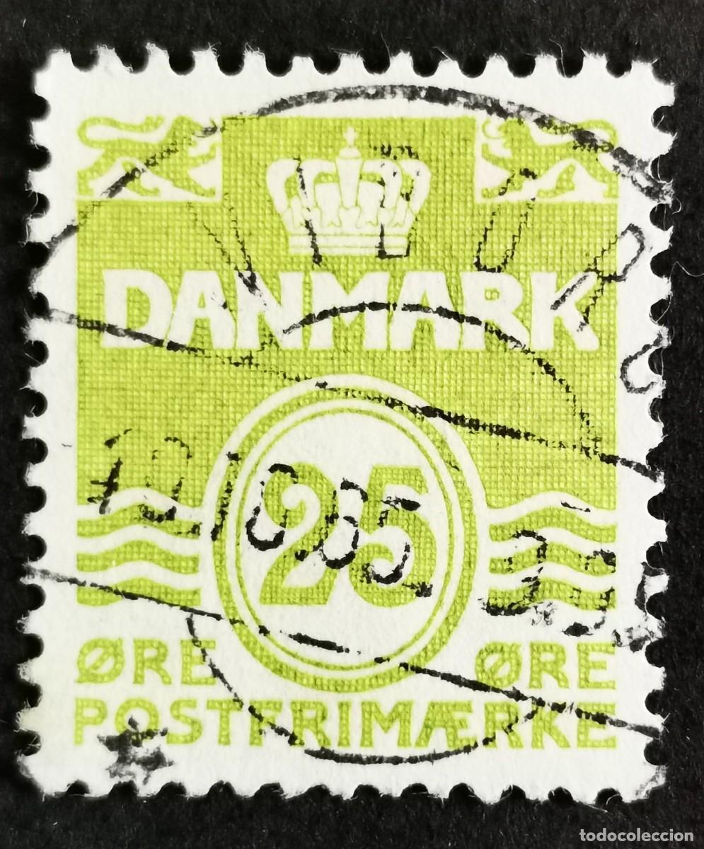 Sellos: Sello Dinamarca 1965, Figura tipo 'onda', 25 &oslash;re. Michel: DK 427x