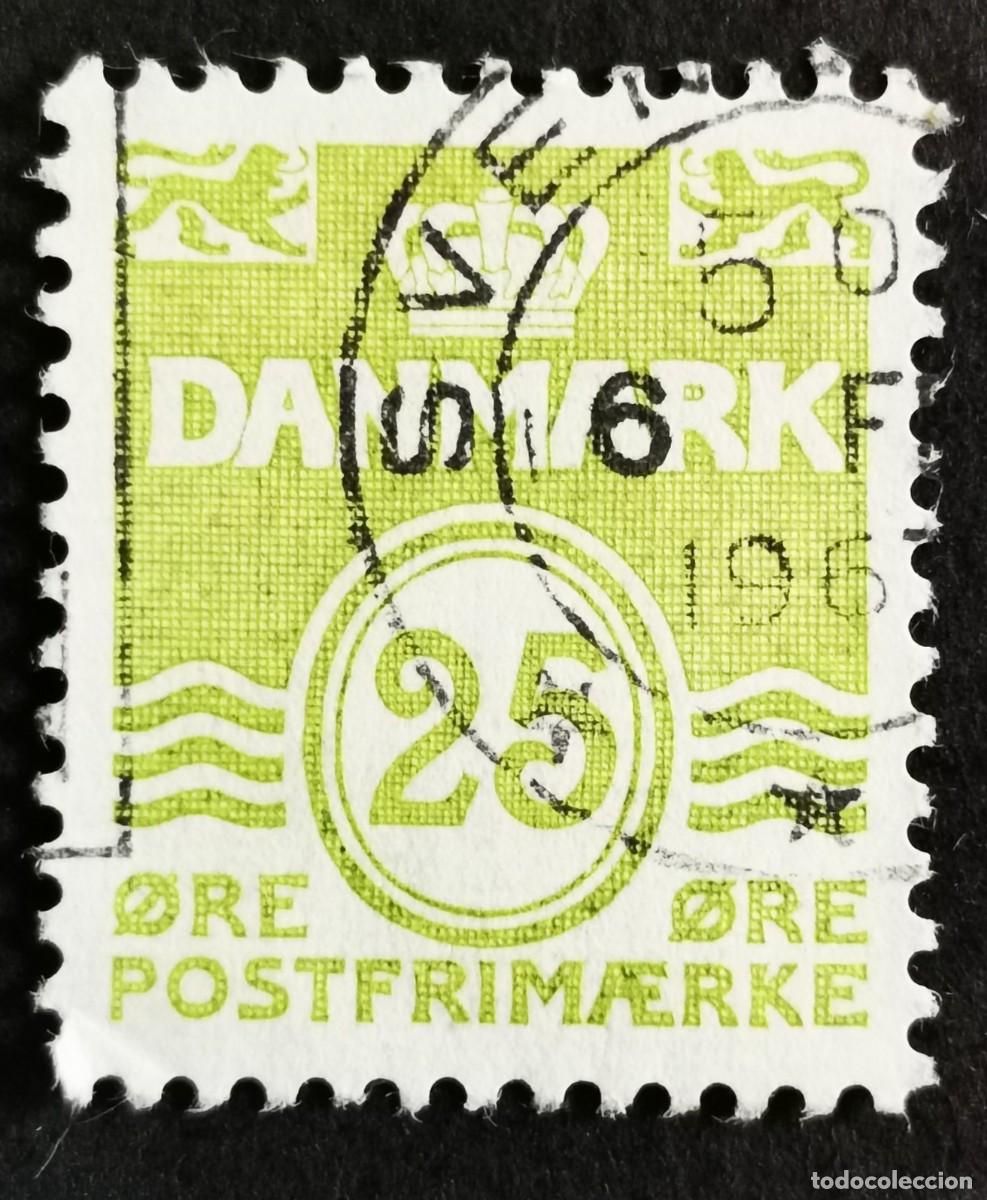 Sellos: Sello Dinamarca 1965, Figura tipo 'onda', 25 &oslash;re. Michel: DK 427x