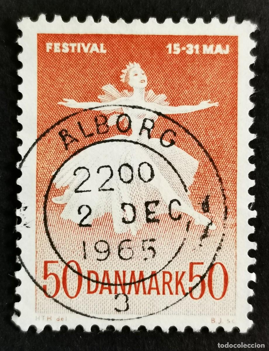 Sellos: Sello Dinamarca 1965, Festival de Ballet y M&uacute;sica de Dinamarca, 50 &oslash;re. Michel: DK 435x