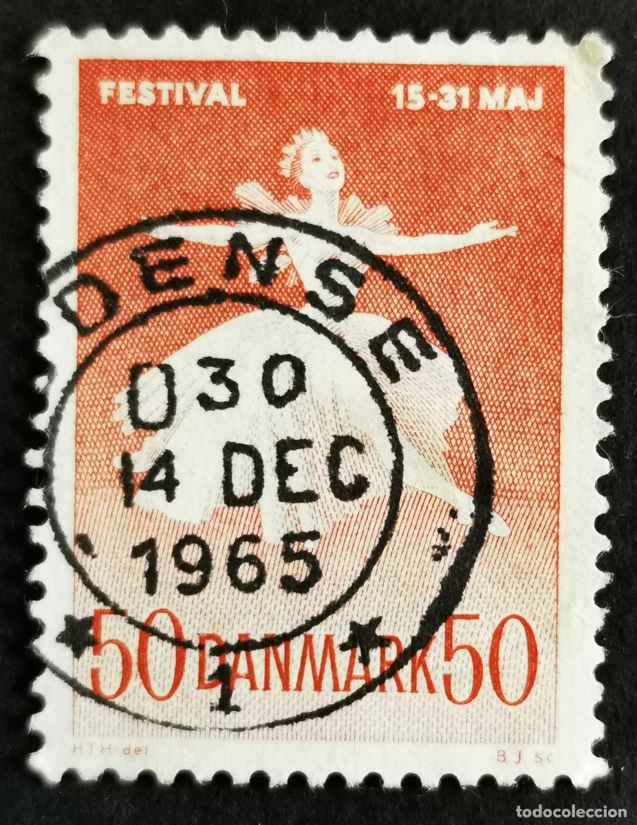 Sellos: Sello Dinamarca 1965, Festival de Ballet y M&uacute;sica de Dinamarca, 50 &oslash;re. Michel: DK 435x