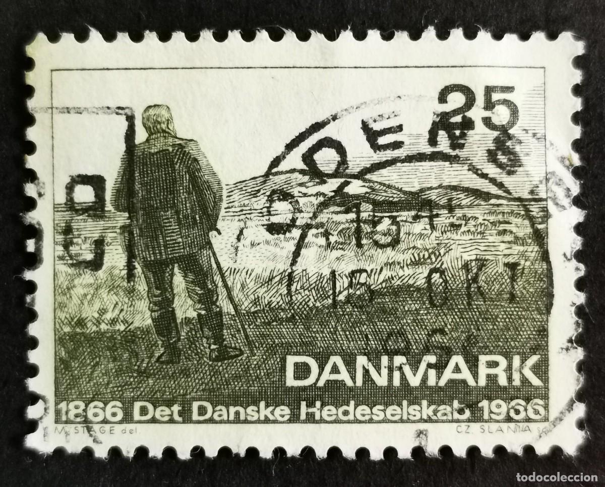 Sellos: Sello Dinamarca 1966, Centenario de la Sociedad Danesa de Salud, 25 &oslash;re. Michel: DK 440x