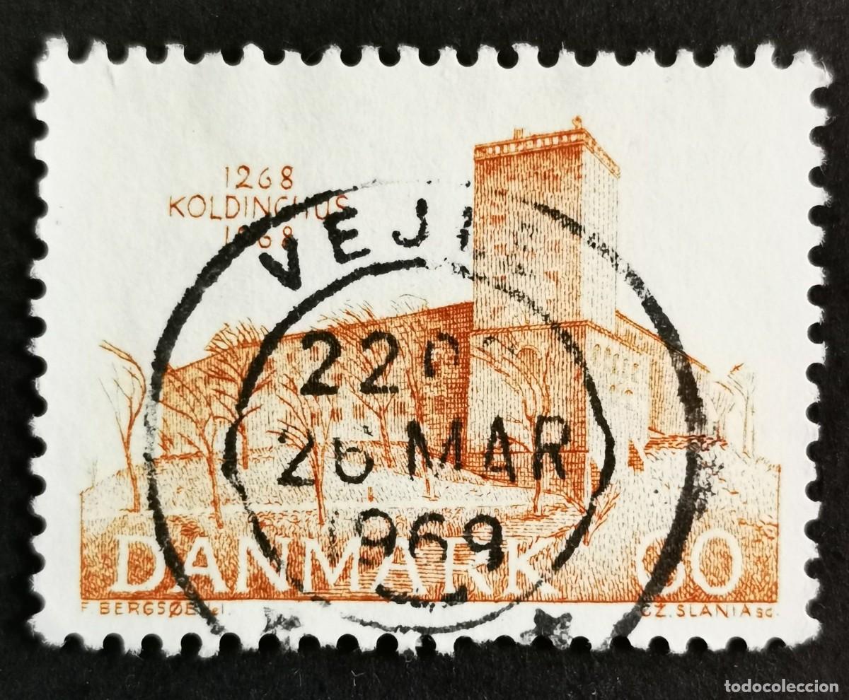 Sellos: Sello Dinamarca 1968, El Pe&oacute;n Real - Asilos, Copenhague, 60 &oslash;re. Michel: DK 468