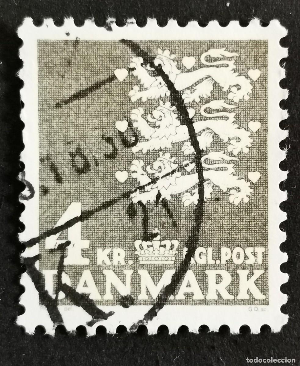 Sellos: Sello Dinamarca 1969, Escudo de armas, 4 dkr. Michel: DK 484